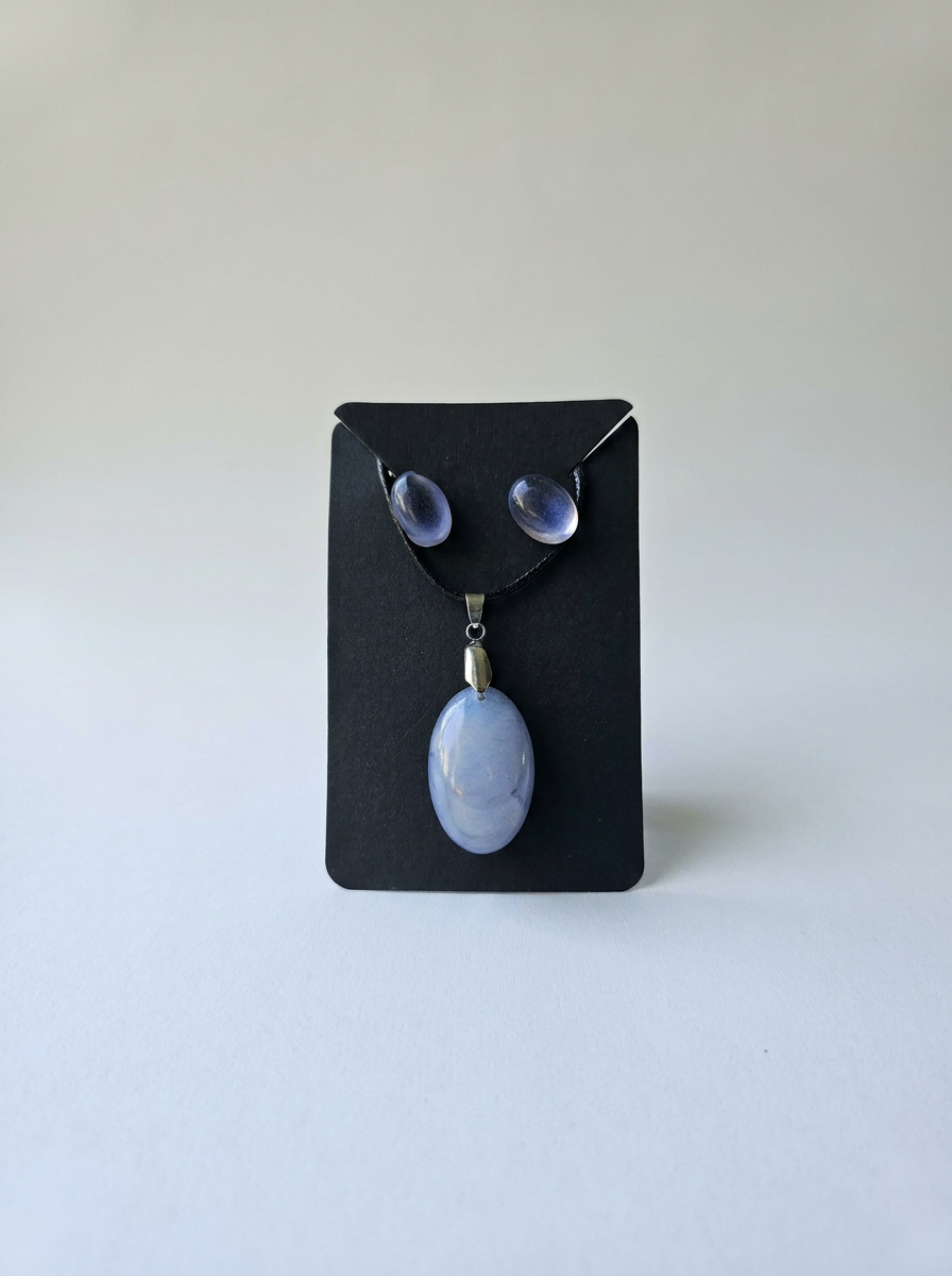 Velvet Alchemy: The Moonlit Dewdrop Jewelry Set