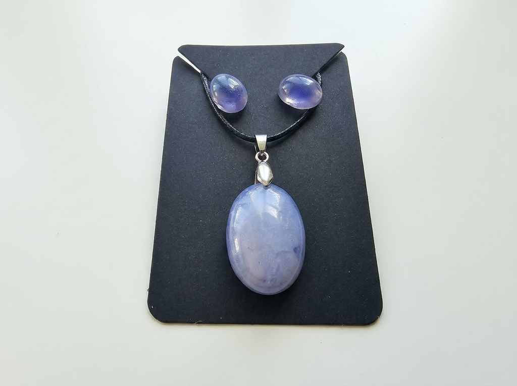 Velvet Alchemy: The Moonlit Dewdrop Jewelry Set