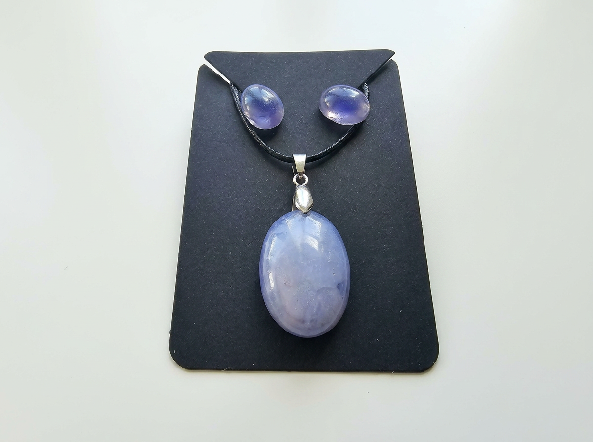 Velvet Alchemy: The Moonlit Dewdrop Jewelry Set