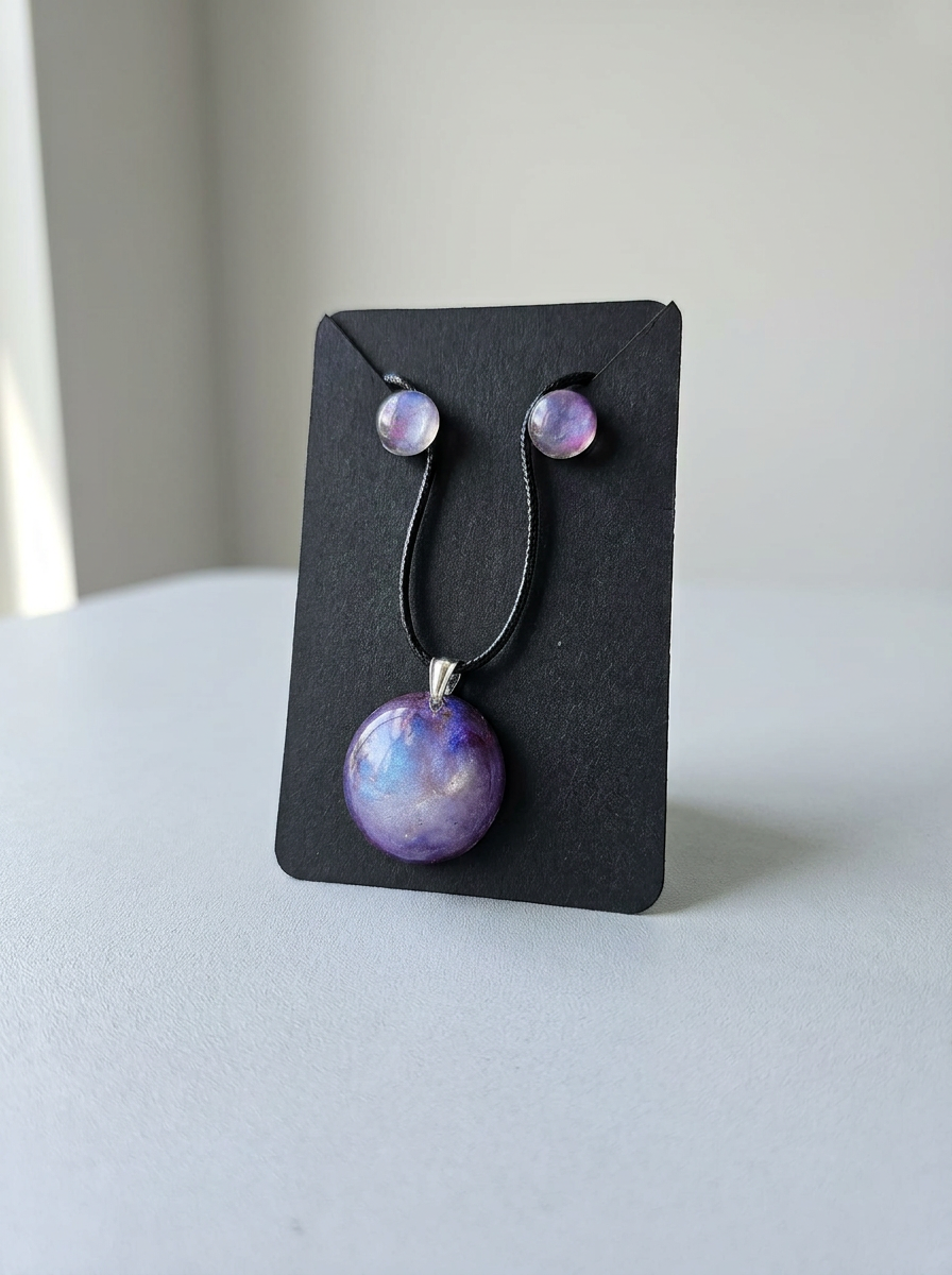 Velvet Alchemy: Lavender Dreamstone Jewelry Set