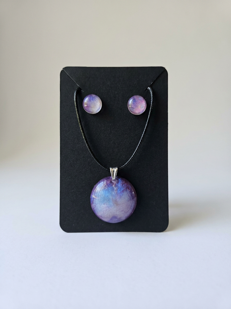 Velvet Alchemy: Lavender Dreamstone Jewelry Set