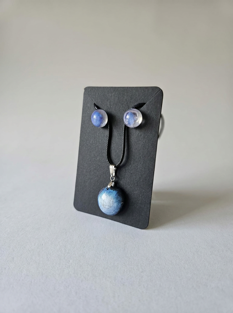Velvet Alchemy: Blue Moon Glow Jewelry Set