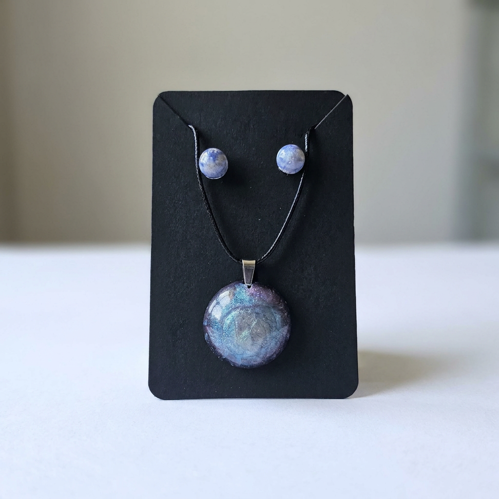 Velvet Alchemy: Moonlit Tide Jewelry Set