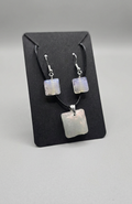 Velvet Alchemy: Pearl Mist Rectangle Jewelry Set