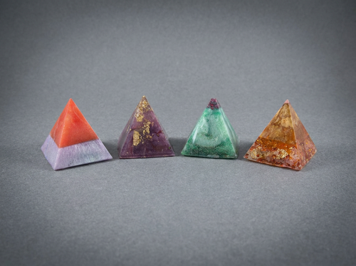Velvet Alchemy: Celestial Prism Pyramid