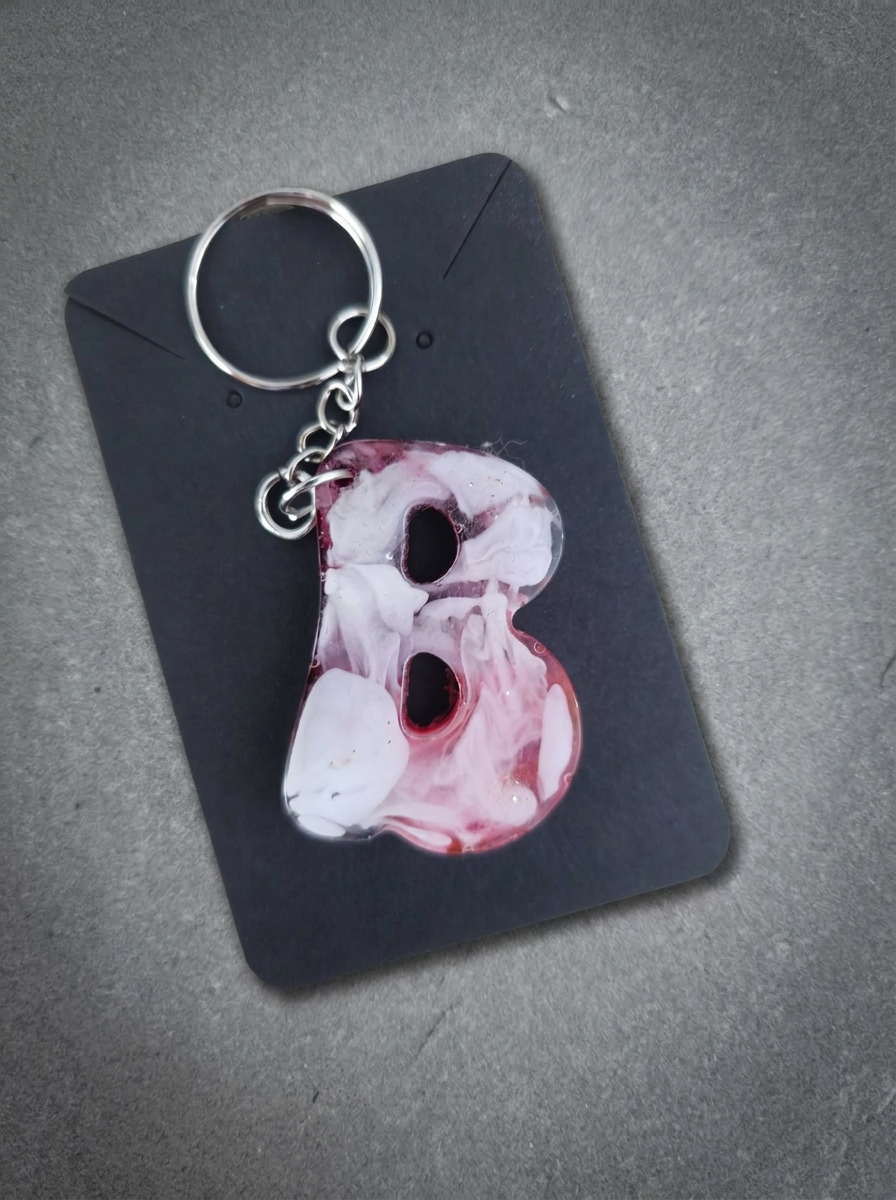 Velvet Alchemy: Ink Drift Resin Keychains
