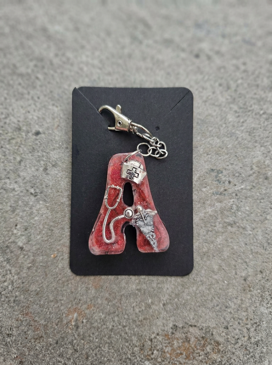 Velvet Alchemy: Ink Drift Resin Keychains