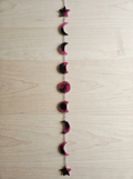 Velvet Alchemy: Lunar Phase Wall Hanging