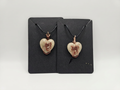 Velvet Alchemy: Desert Ember Heart Pendant