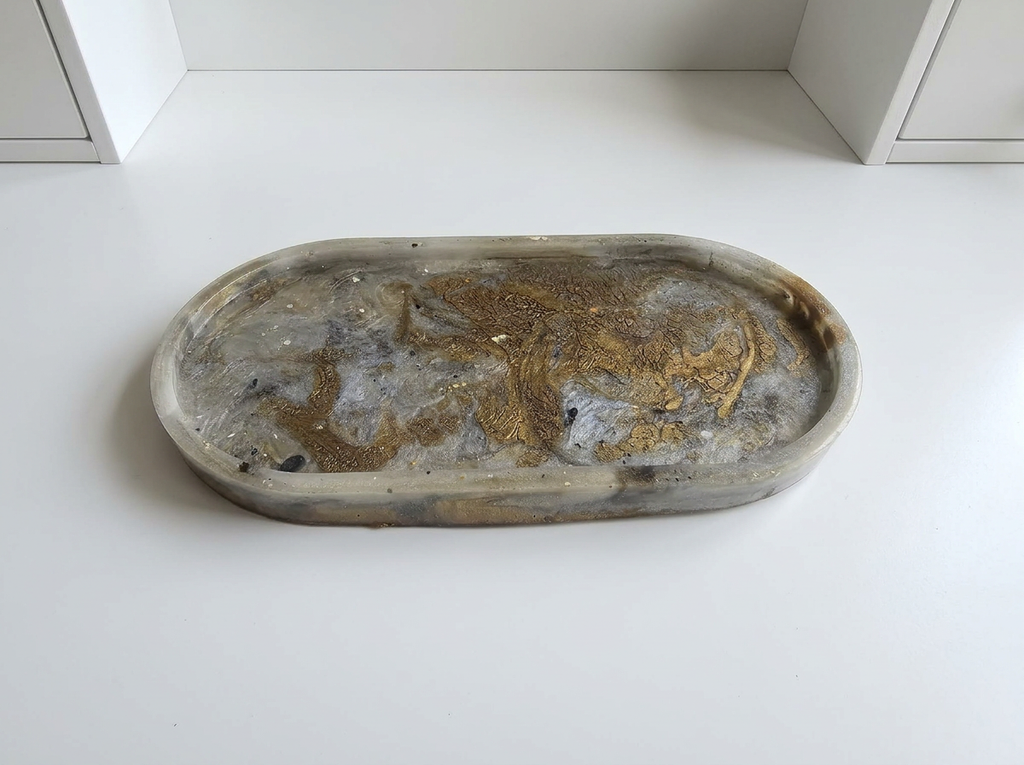 Velvet Alchemy: Stonewashed LOVE Tray