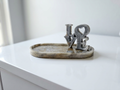 Velvet Alchemy: Stonewashed LOVE Tray